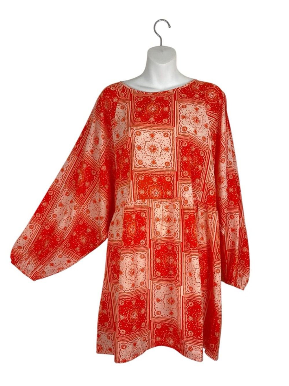 NWT Daisy Street Orange Celestial Tunic Dress Boho Size XXL